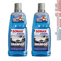 2x 1L SONAX XTREME Shampoo Konzentrat 2 in 1 Autoshampoo Waschen ohne Abledern