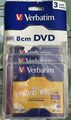 Verbatim 3er-Pack x 1,4GB DVD+RW 8cm Speichermedien für Camcorder Hartmantel