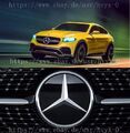 205mm Für 2015-2019 Mercedes-Benz GLC-GLE-GLS Frontgrill Stern Emblem chrom Logo