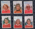 Unsere Fussballstars 1973/74  FORTUNA DÜSSELDORF  6 Bilder Bergmann UNGEKLEBT