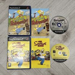 Die Simpsons Spiel & Skateboarding Sony PlayStation 2 PS2 Spiele komplett