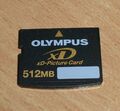 xD Picture Card 512 Mb Karte Speicherkarte für Olympus Fujifilm Digitalkameras