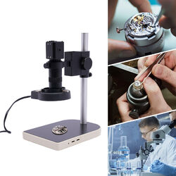 Microscope 16MP 1080P Industrie Mikroskop HDMI HD Digital Kamera Camera + Stand