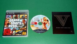 GTA 5 Grand Theft Auto Five GTA V  USK 18 fuer PS3 Playstation 3 m. OVP und Anl