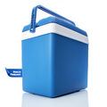  Kühlbox 24 Liter blau/weiß - Isolierbox mit bis zu 11 Std. Kühlung 