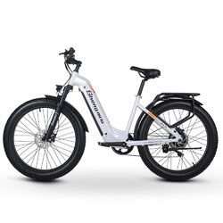 E-MTB 26 Zoll E Mountainbike 840WH Elektrofahrrad 1000W Shengmilo Fat E-bike17.5AH Samsung Batterie✅BAFANG Motor✅Shimano 7 G