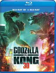 Godzilla Vs. Kong 3D [New Blu-ray 3D] With Blu-Ray, 2 Pack