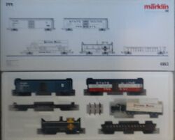 Märklin   4863  (Spur H0)    USA Güterwagen - Set II  + OVP