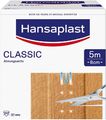 Hansaplast Classic (5m x 8cm) zuschneidbare Wundpflaster & extra Stark!