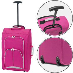 Handgepäck Bordcase Bordgepäck Reise VIENNA pink 55 x 33 x 20 cm 1,4kg Trolley