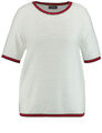 SAMOON Legeres Shirt mit Struktur by Gerry Weber NEU TShirt gedecktes-weiß Gr.52