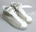 Skechers Retro Leder Sneaker High EU 39 US 9 UK 6 Weiß Grau Hitop Street Casual