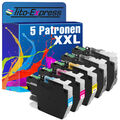 5 Patronen XL PlatinumSerie für Brother LC-3211 MFC-J 890DW MFC-J 895 DW DCP-J 5