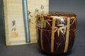 Makie O Natsume Japanischer Teebehälter für Teezeremonie Tea Caddy 5274