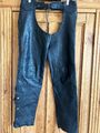 Herren LEDER-CHAPS Gr M-L / Lederhose, Chaps, Lederjeans