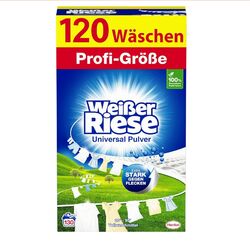 Weißer Riese Universal Pulver 120 WL Vollwaschmittel Waschpulver Kalt-Aktiv 20°