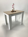 Esstisch Tisch Esszimmertisch Küchentisch Sonoma Eiche hell-Weiß 86x60cm NEU