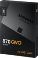 Samsung SSD 870 QVO 2 TB SATA 2.5" Zoll SATA III Interne SSD (MZ-77Q2T0BW)