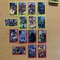DC Comics Arcade Karten Serie 3 mit SELTENEN Bonuskarten komplette Sammlung 1-16