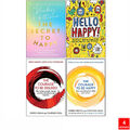 Secret to Happy,Hello Happy Mindful,Be Disliked, Courage Happy 4 Books Set NEW
