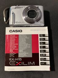 Casio Exilim EX-H15 , silber , Defekt/Ersatzteil