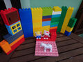 Lego Duplo 87 Teile: Hello Kitty Figuren Pferd Vintage, Platte rosa, Tür Fenster
