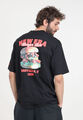 NEW ERA T-shirt Uomo Nero MANICA CORTA  T-shirt da uomo nera Oversize New E
