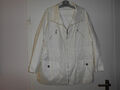 Damen Jacke Sommerjacke Wetterjacke Parka Gr.XL 46/48 creme