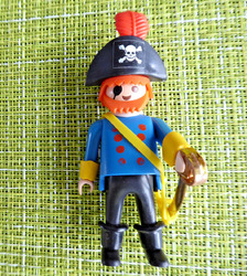 PLAMOBIL 1 Pirat Säbel Augenklappe Piratenhut Bart Western (+weitere Auktionen)