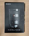 Sony G Master 24-70mm F2.8 GM FE Zoomobjektiv NEU & OVP