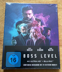 4K UHD BOSS LEVEL Mediabook deutsche Ausgabe NEU/OVP