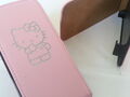 iPhone 4 Hello Kitty ECHTLEDER rosa Flip Handyhülle Cover Five Apple 4s