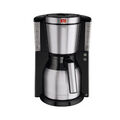 MELITTA Filterkaffeemaschine Look Therm Deluxe 1011-14 Schwarz-Edelstahl