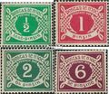 Briefmarken Irland 1925 Mi P1-P4  postfrisch