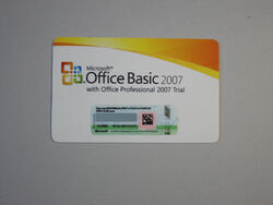 Microsoft Office 2007 Basic MLK, englisch - mit Word, Excel, Outlook, keine ESD!