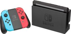 Nintendo Switch 32 GB [Neue Edition 2019 inkl. Controller Rot/Blau] schwarzGut: Deutliche Gebrauchsspuren, voll funktionstüchtig