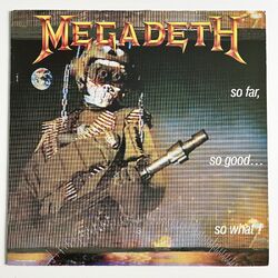 Megadeth – So Far, So Good... So What! LP Capitol Rec. 064 7 48148 1– very good