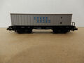 Arnold N 4950 ohne OVP, Container-Tragwagen,SSkms, 4-achsig, schwarz, mit 40´ Co