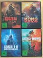 Godzilla 1+2, Kong Skull Island, Godzilla vs Kong, DVD, Monsterverse, Top