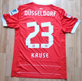 Fortuna Düsseldorf F95 Spieler Trikot rot 12/13 Kruse #23 Gr. M  BL+Hermes Patch