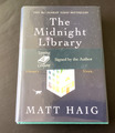 The Midnight Library von Matt Haig (Hardcover, 2020) signiert NEU