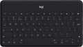 (G1) Logitech Keys-to-Go Kabellose Tablet-Tastatur, Bluetooth, iOS-Sondertasten