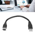 Firewire 1394 6 Pin Buchse Auf USB 2.0 AM Adapter Kabel Plug And Play Flexib EM9