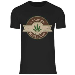 Marihuana Cannabis Gras Kiffer THC Party Festival 420 Herren T-Shirt