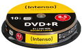 10 Intenso Rohlinge DVD+R Double Layer 8,5GB 8x Spindel