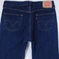 Herrens Levi's 508 CORDS Relaxed Gerades Bein Baumwolle Blau Jeans W36 L36