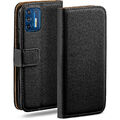 Hülle für Motorola Moto G9 Plus Schutzhülle Book Case Flip Etui Handy Tasche