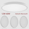 12W-60W LED Deckenleuchte Ultraflach Panel Deckenlampe Wohnzimmer Schlafzimmer