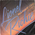 'Lionel Richie - All Night Long (All Night)' 7 Zoll Single, Sol Disco, Soul, Rhythm
