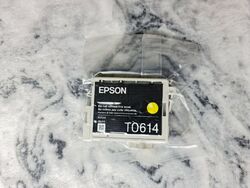 Original Epson T0614 gelbe Tintenpatrone NEU versiegelt